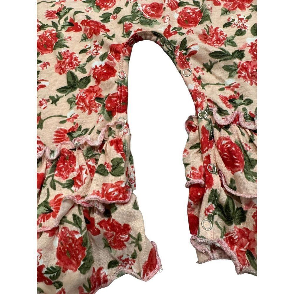 NWT Millie Jay Spring Floral Flare Leg Romper 24 Month Girls - Picture 3 of 5
